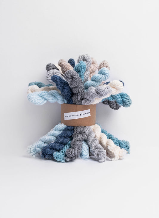 Blue Sky Fibers Holiday Frost Bundle
