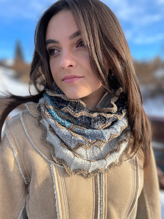 Polka Dot Sheep Striata Cowl Kits